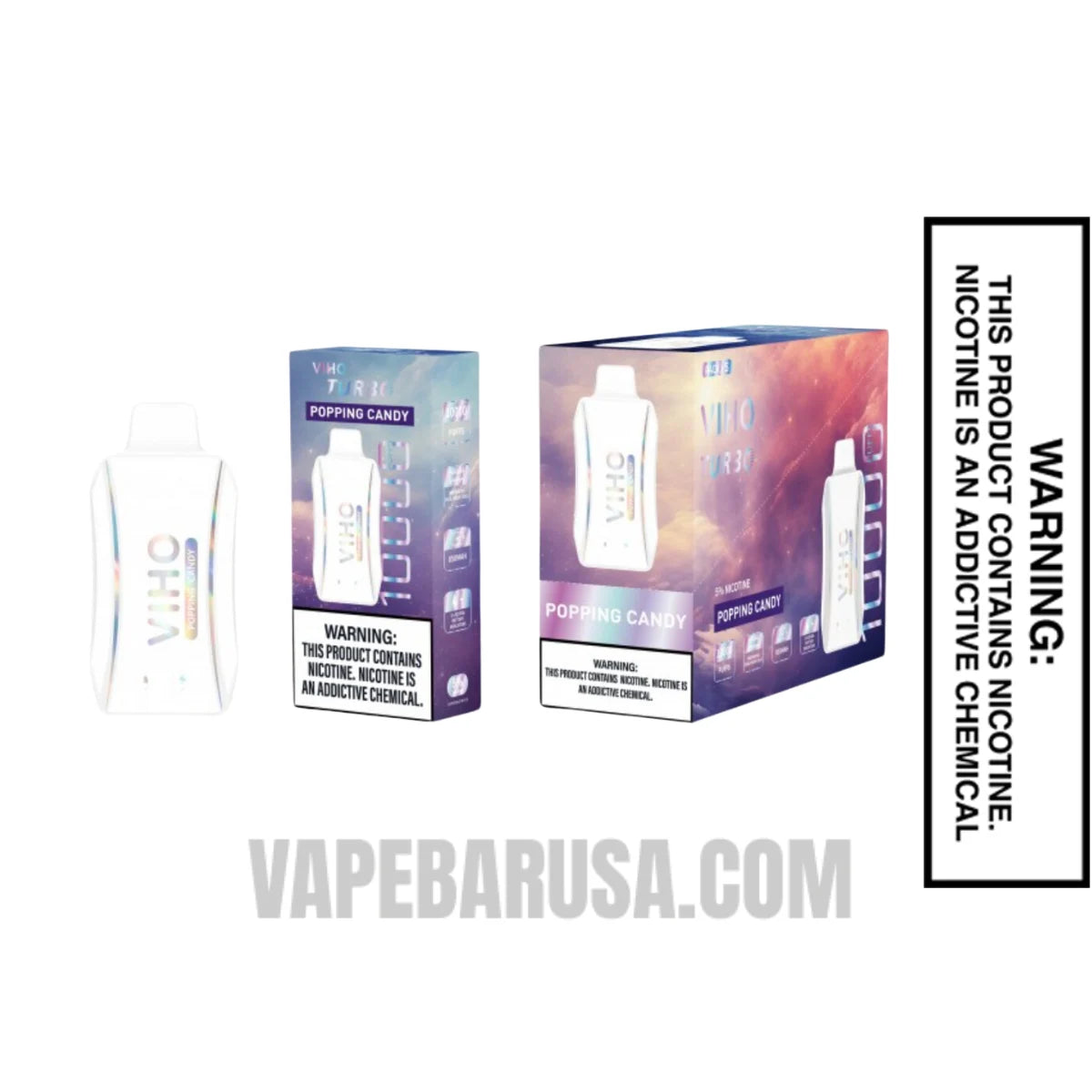 Popping Candy VIHO Turbo Vape 10000 Puffs With Bundle Pack Popping Candy VIHO Turbo Vape 10000 Puffs With Bundle Pack