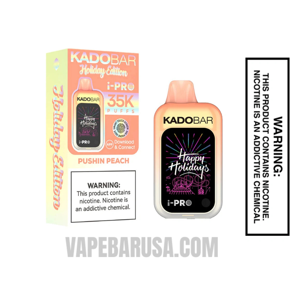 Pushin Peach Kado Bar i-Pro 35K Disposable Vape Pushin Peach Kado Bar i-Pro 35K Disposable Vape