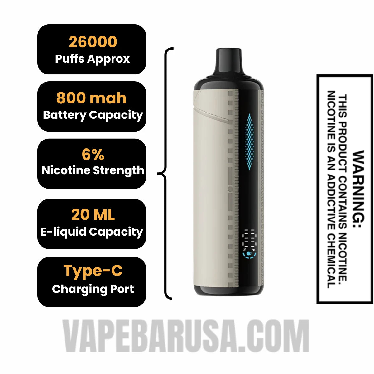 Saudi Champagne Lost Mary x Urban Tale E Hookah Disposable Vape Specifications Saudi Champagne Lost Mary x Urban Tale E Hookah Disposable Vape Specifications
