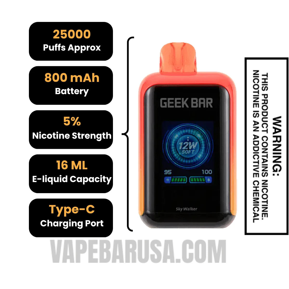 Sky Walker Geek Bar Skyview Disposable Vape Specifications Sky Walker Geek Bar Skyview Disposable Vape Specifications