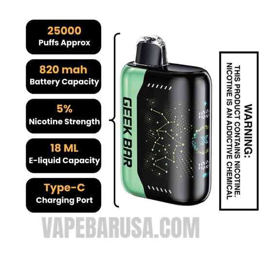 Sour Apple Ice Geek Bar Pulse X Disposable Vape Sour Apple Ice Geek Bar Pulse X Disposable Vape