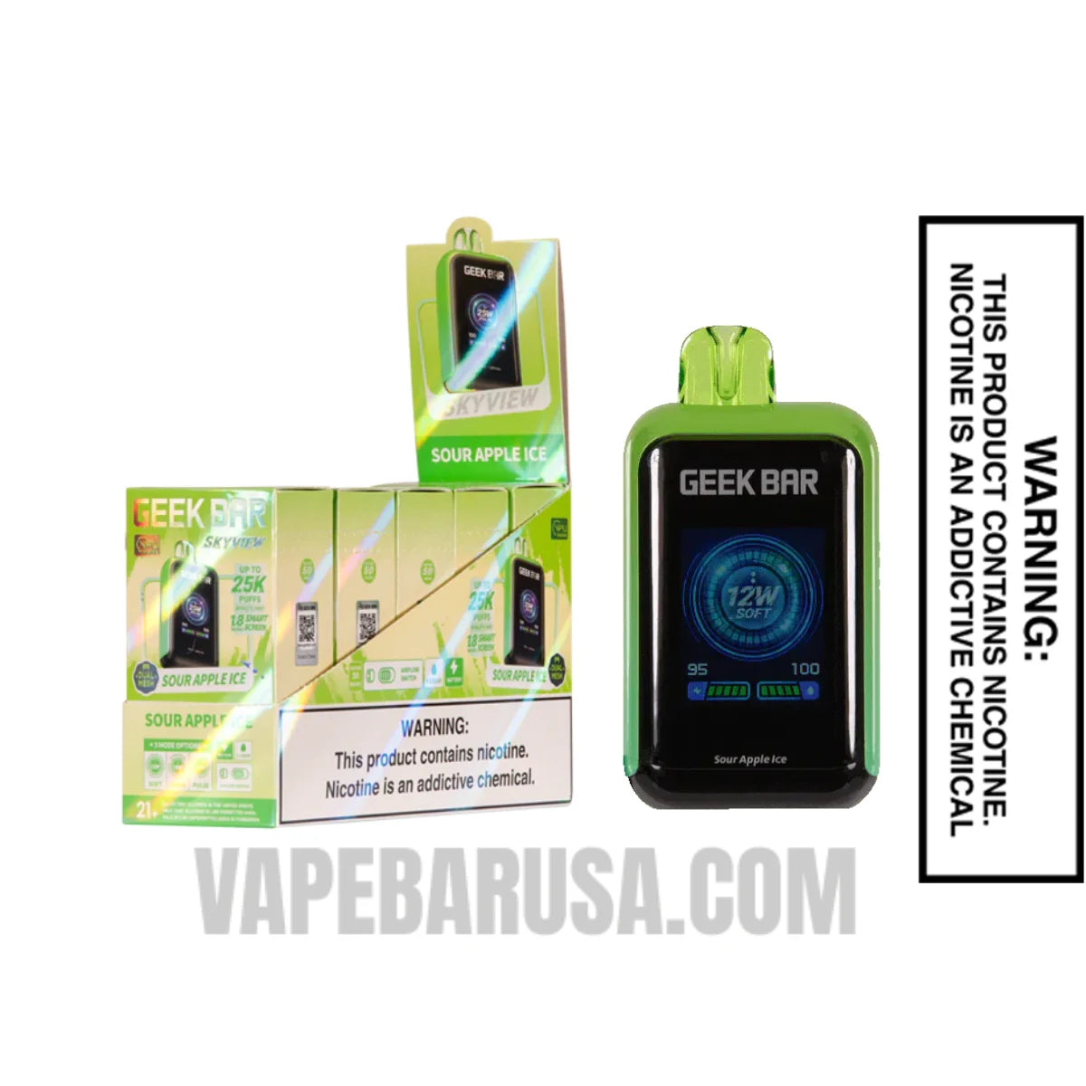 Sour Apple Ice Geek Bar Skyview Disposable Vape With Bundle Pack Sour Apple Ice Geek Bar Skyview Disposable Vape With Bundle Pack