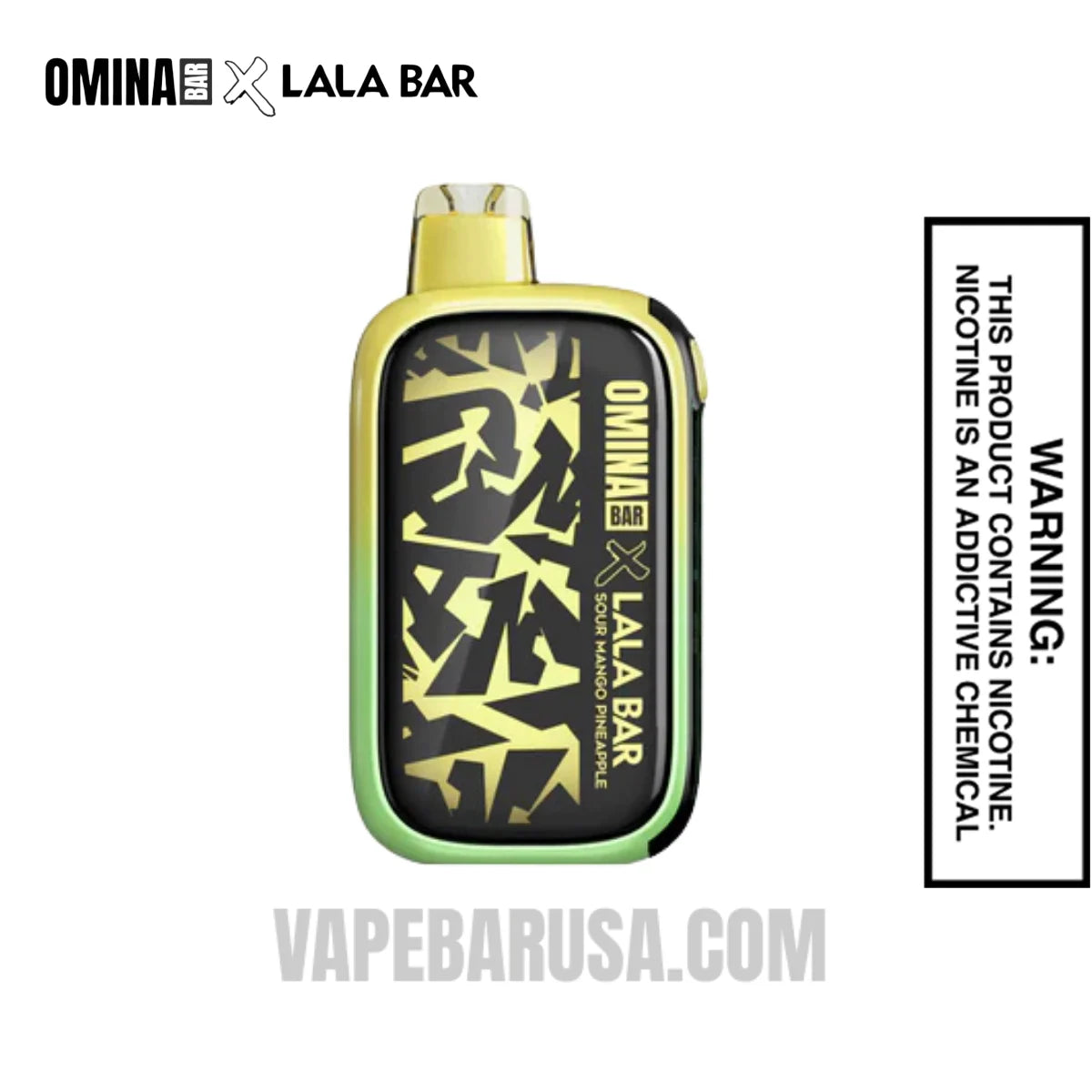 Sour Mango Pineapple OMINA BAR X LALA BAR 40K Disposable Vape Sour Mango Pineapple OMINA BAR X LALA BAR 40K Disposable Vape