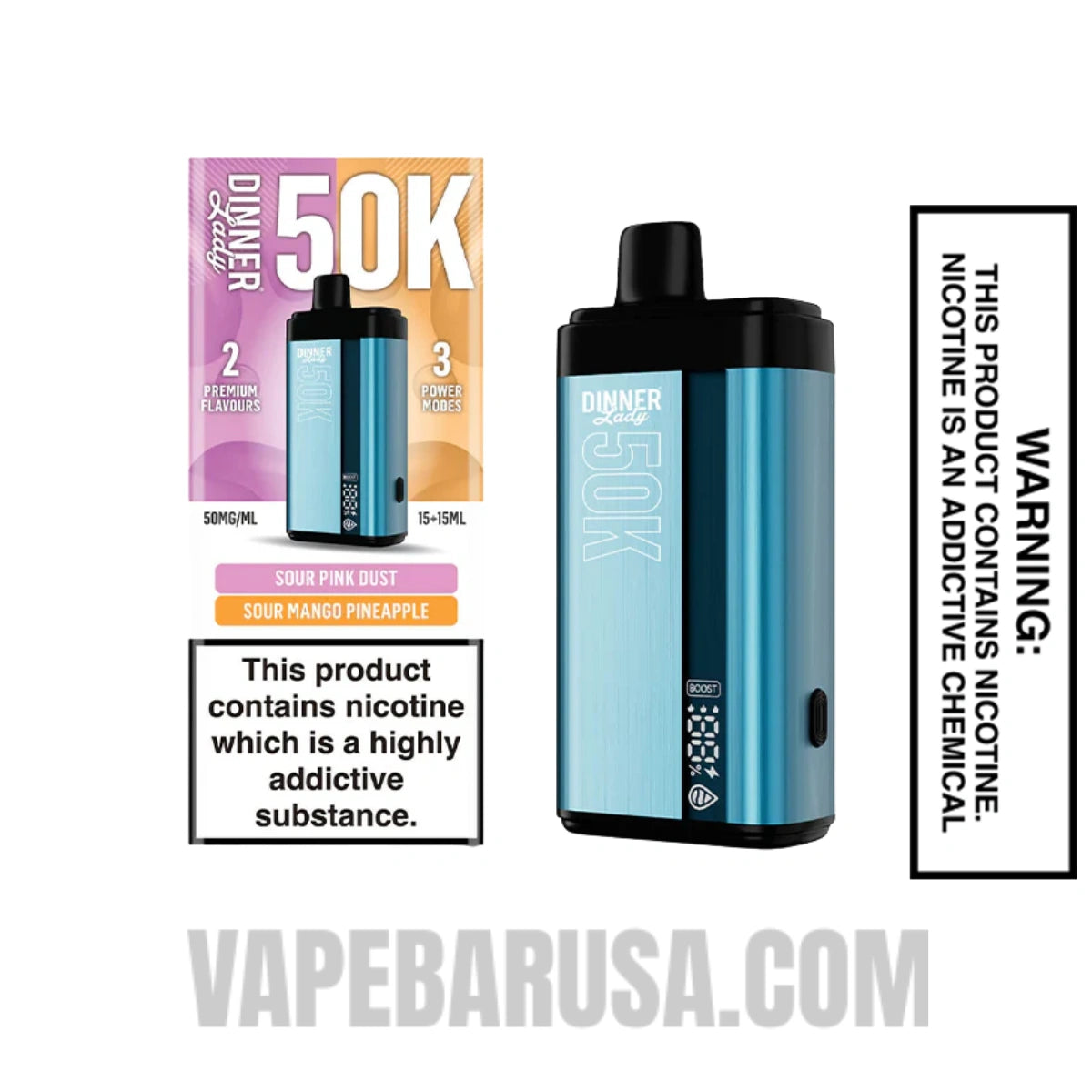 Sour Pink Dust x Sour Mango Pineapple Dinner Lady 50K Disposable Vape With Package Box Sour Pink Dust x Sour Mango Pineapple Dinner Lady 50K Disposable Vape With Package Box