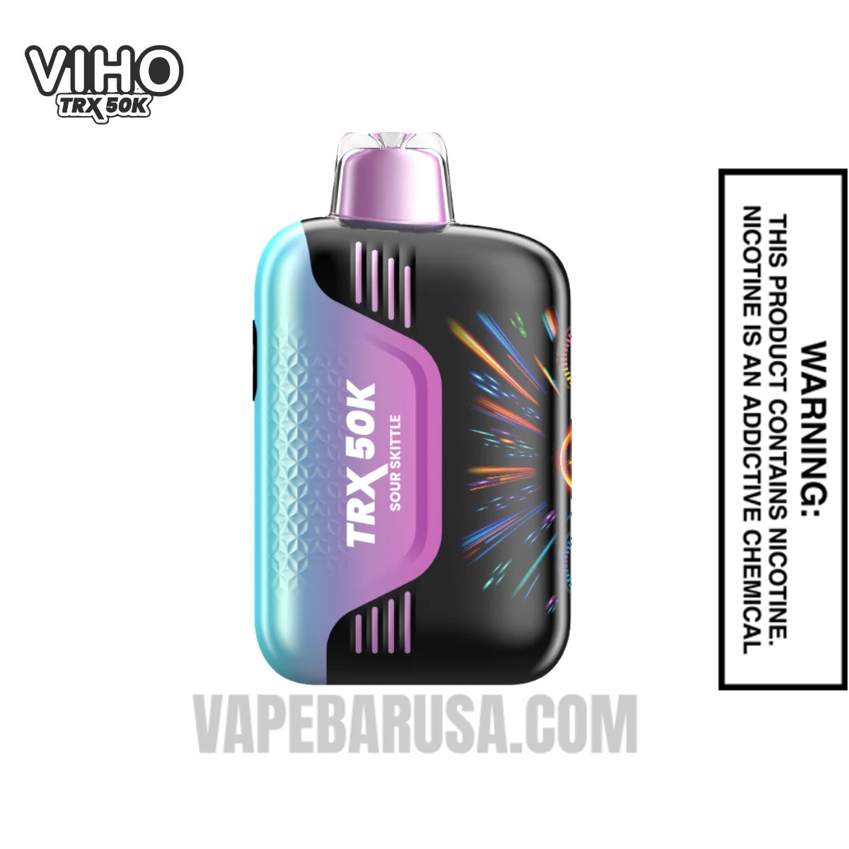 Sour Skittles VIHO TRX 50K Disposable Vape Sour Skittles VIHO TRX 50K Disposable Vape