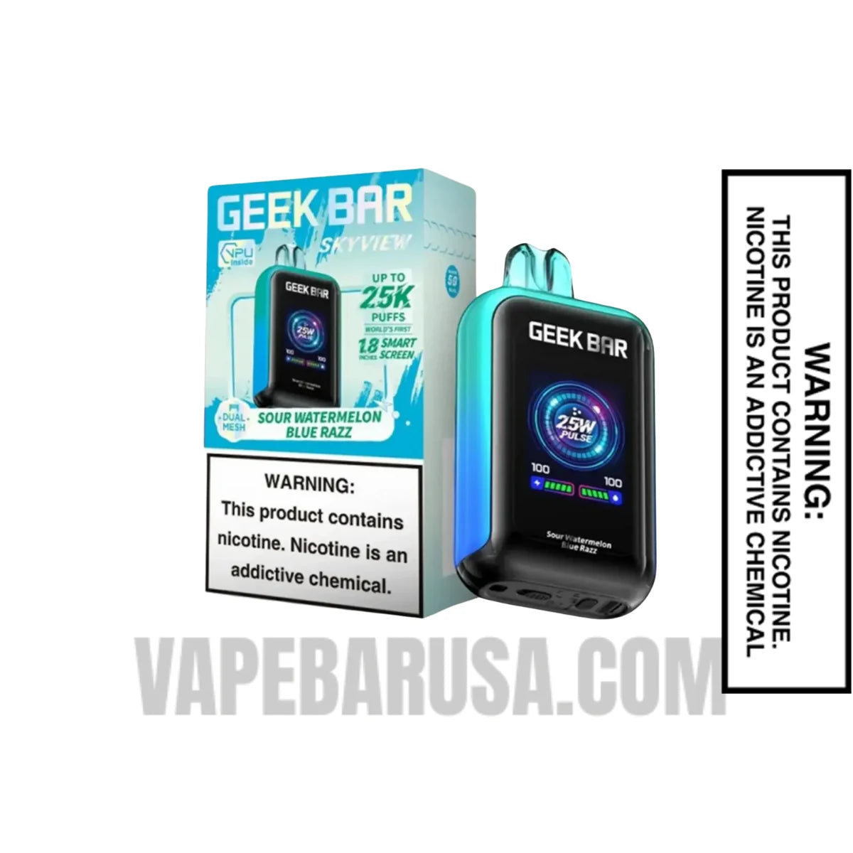 Sour Watermelon Blue Razz Geek Bar Skyview Disposable Vape with Package Box Sour Watermelon Blue Razz Geek Bar Skyview Disposable Vape with Package Box