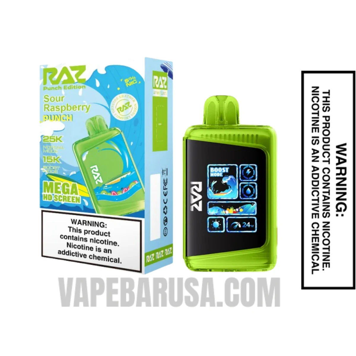 Sour Raspberry Punch RAZ LTX 25000 Disposable Vape with Package Box Sour Raspberry Punch RAZ LTX 25000 Disposable Vape with Package Box