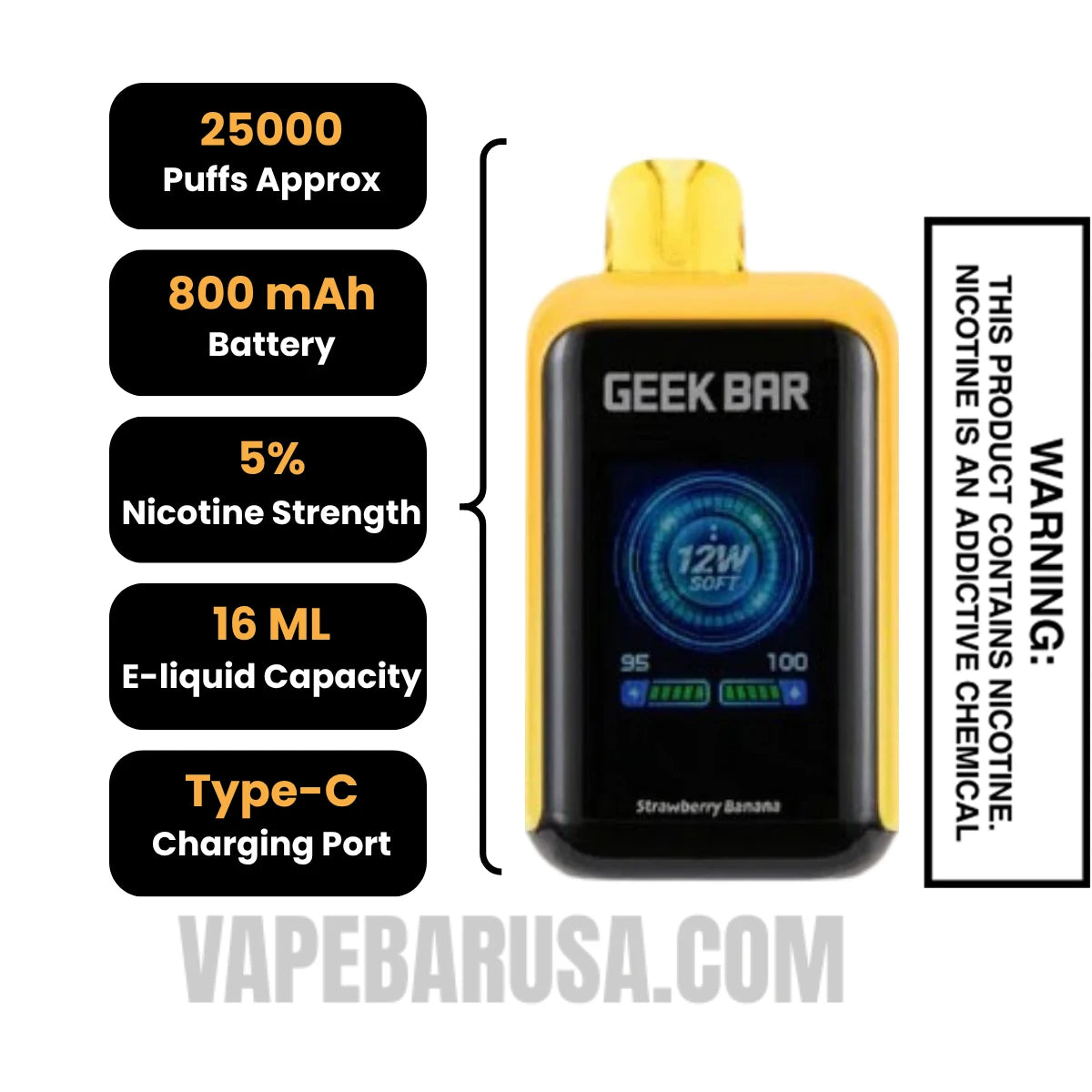 Strawberry Banana Geek Bar Skyview Disposable Vape Specifications Strawberry Banana Geek Bar Skyview Disposable Vape Specifications