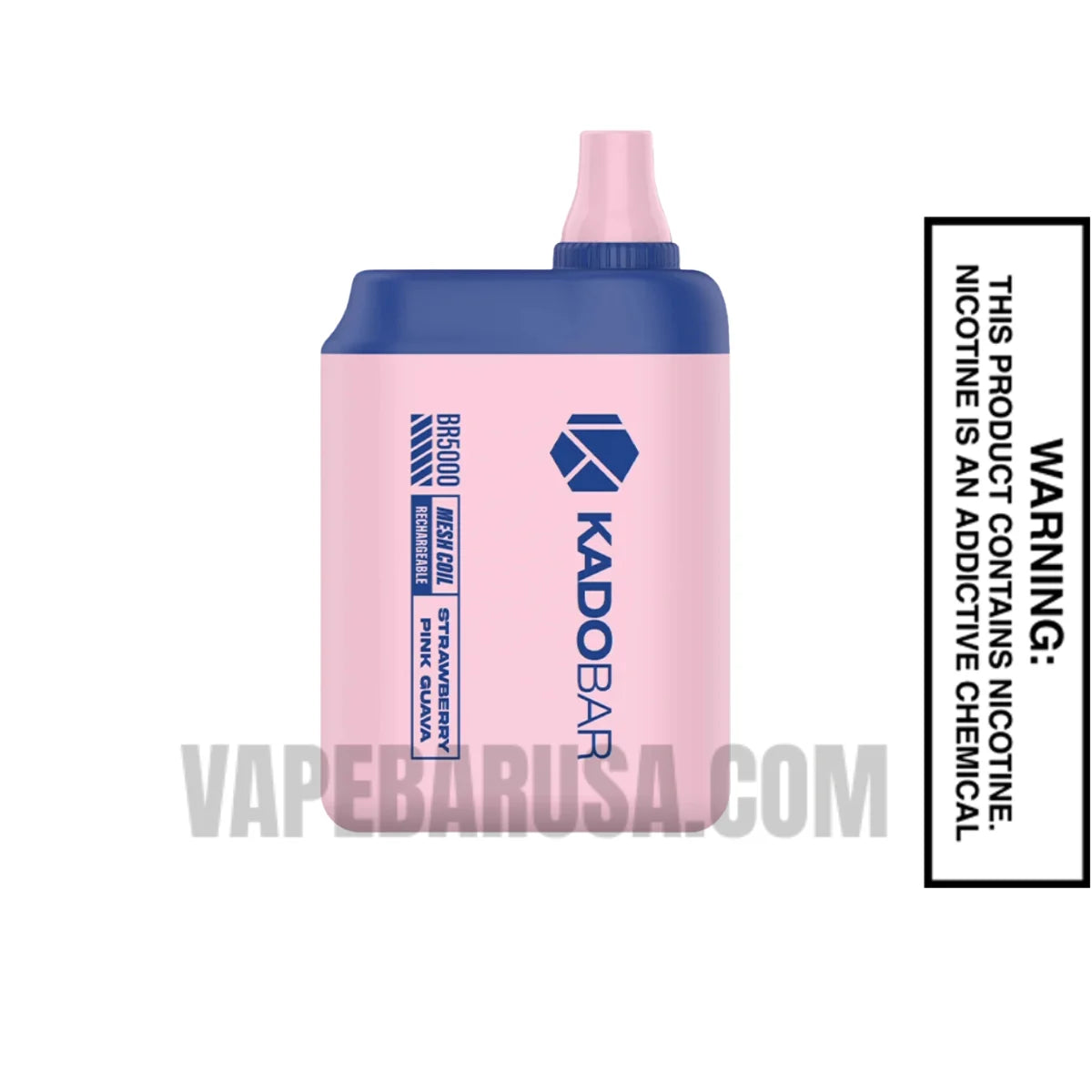 Strawberry Pink Guava Kado Bar BR5000 Disposable Vape Strawberry Pink Guava Kado Bar BR5000 Disposable Vape