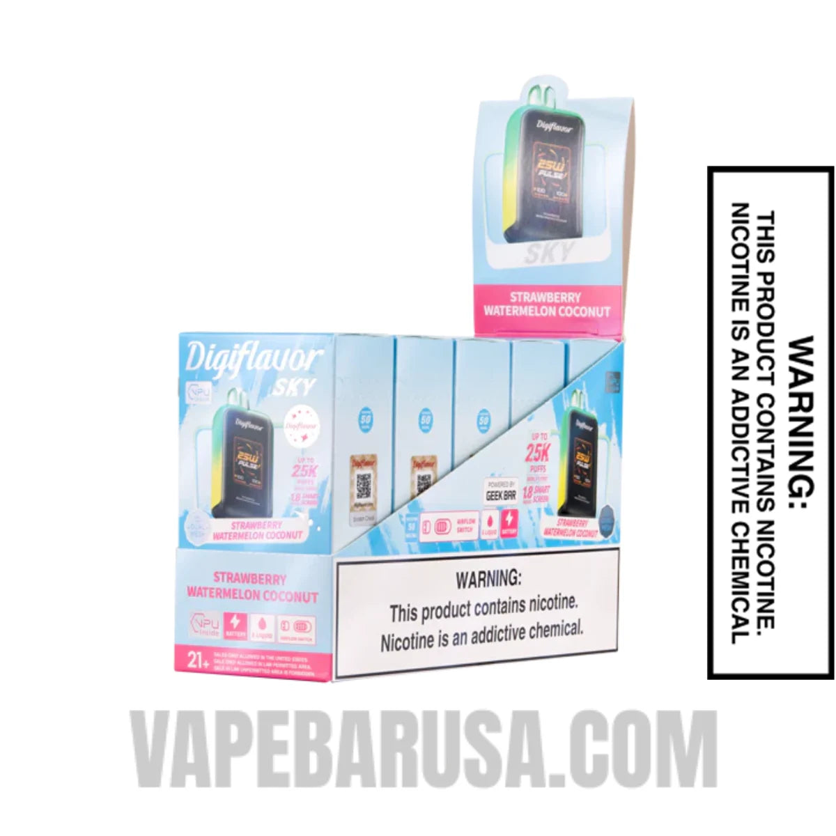 Strawberry Watermelon Coconut Digiflavor Sky 25K Vape With bundle Box Strawberry Watermelon Coconut Digiflavor Sky 25K Vape With bundle Box