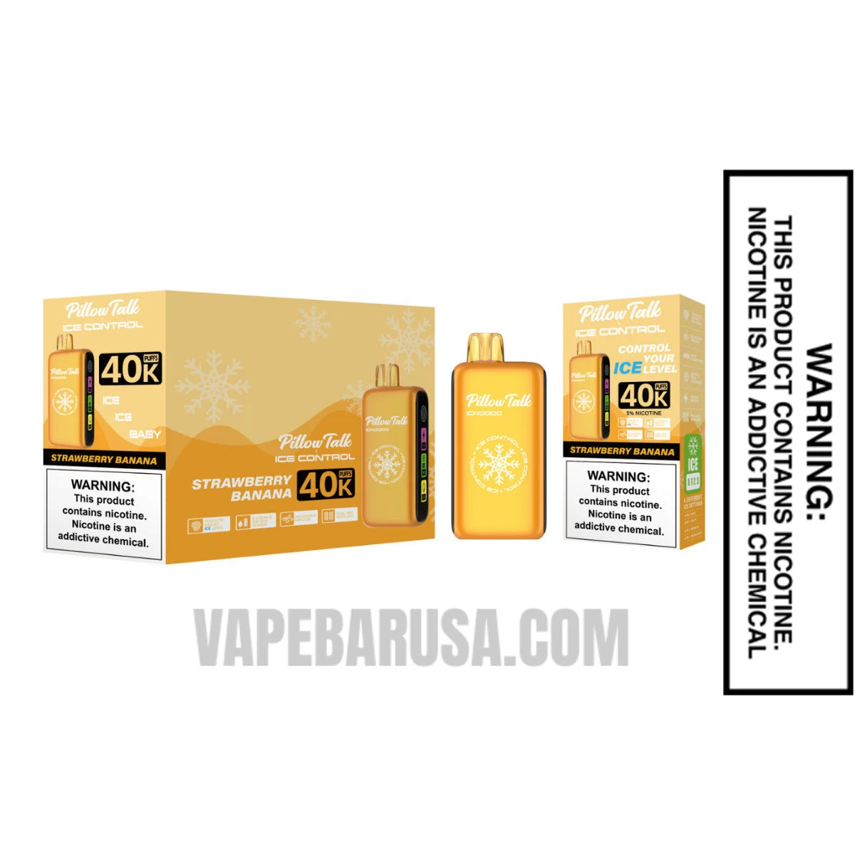 Strawberry Banana Pillow Talk IC40000 Disposable Vape With Bundle Pack Strawberry Banana Pillow Talk IC40000 Disposable Vape With Bundle Pack