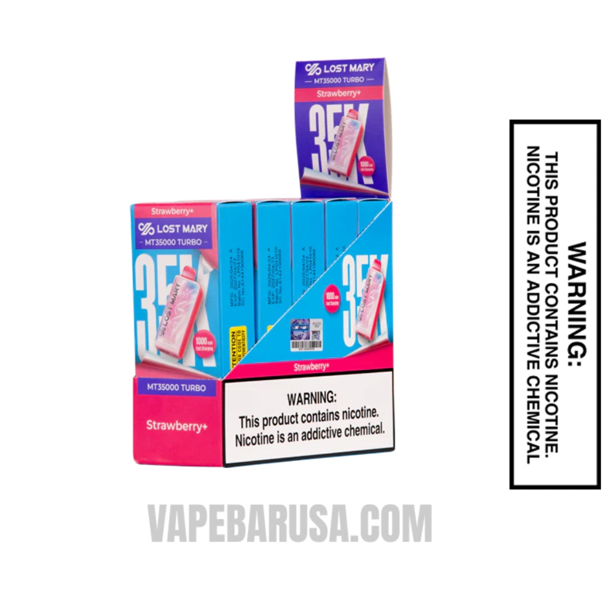 Strawberry Lost Mary MT35000 Disposable Vape With Bundle Pack Strawberry Lost Mary MT35000 Disposable Vape With Bundle Pack
