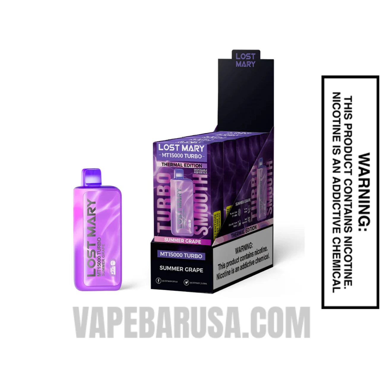 Summer Grape Lost Mary MT15000 Disposable Vape With bundle Box Summer Grape Lost Mary MT15000 Disposable Vape With bundle Box
