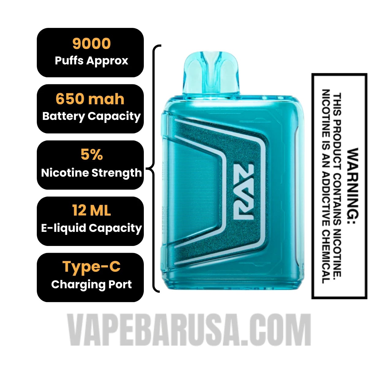 Tiffany RAZ TN9000 Disposable Vape Specifications Tiffany RAZ TN9000 Disposable Vape Specifications