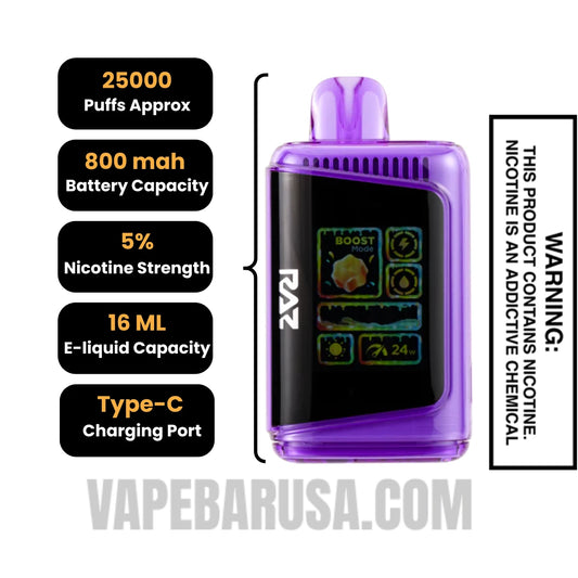 Triple Berry RAZ LTX 25K Gush Edition Vape Triple Berry RAZ LTX 25K Gush Edition Vape