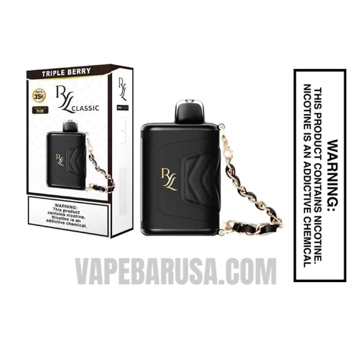 Triple Berry RAZ RYL Disposable Vape With Package Box Triple Berry RAZ RYL Disposable Vape With Package Box