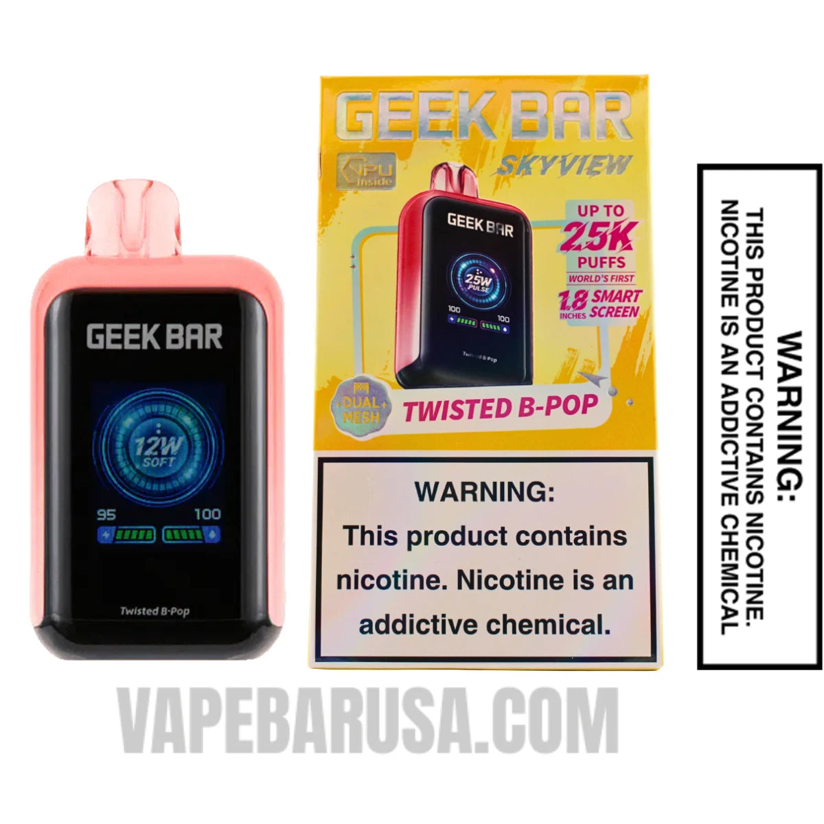 Twisted B-Pop Geek Bar Skyview Disposable Vape With Package Box Twisted B-Pop Geek Bar Skyview Disposable Vape With Package Box