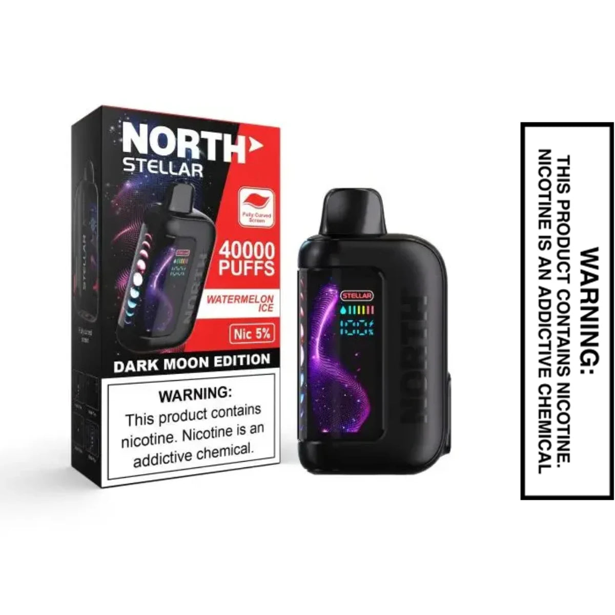 Watermelon Ice North Stellar Dark Moon 40K Disposable Vape with Package Box
Watermelon Ice North Stellar Dark Moon 40K Disposable Vape with Package Box