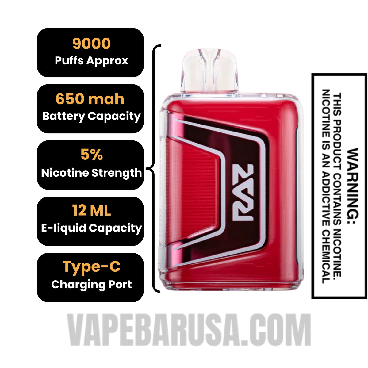 Watermelon Ice RAZ TN9000 Disposable Vape Watermelon Ice RAZ TN9000 Disposable Vape