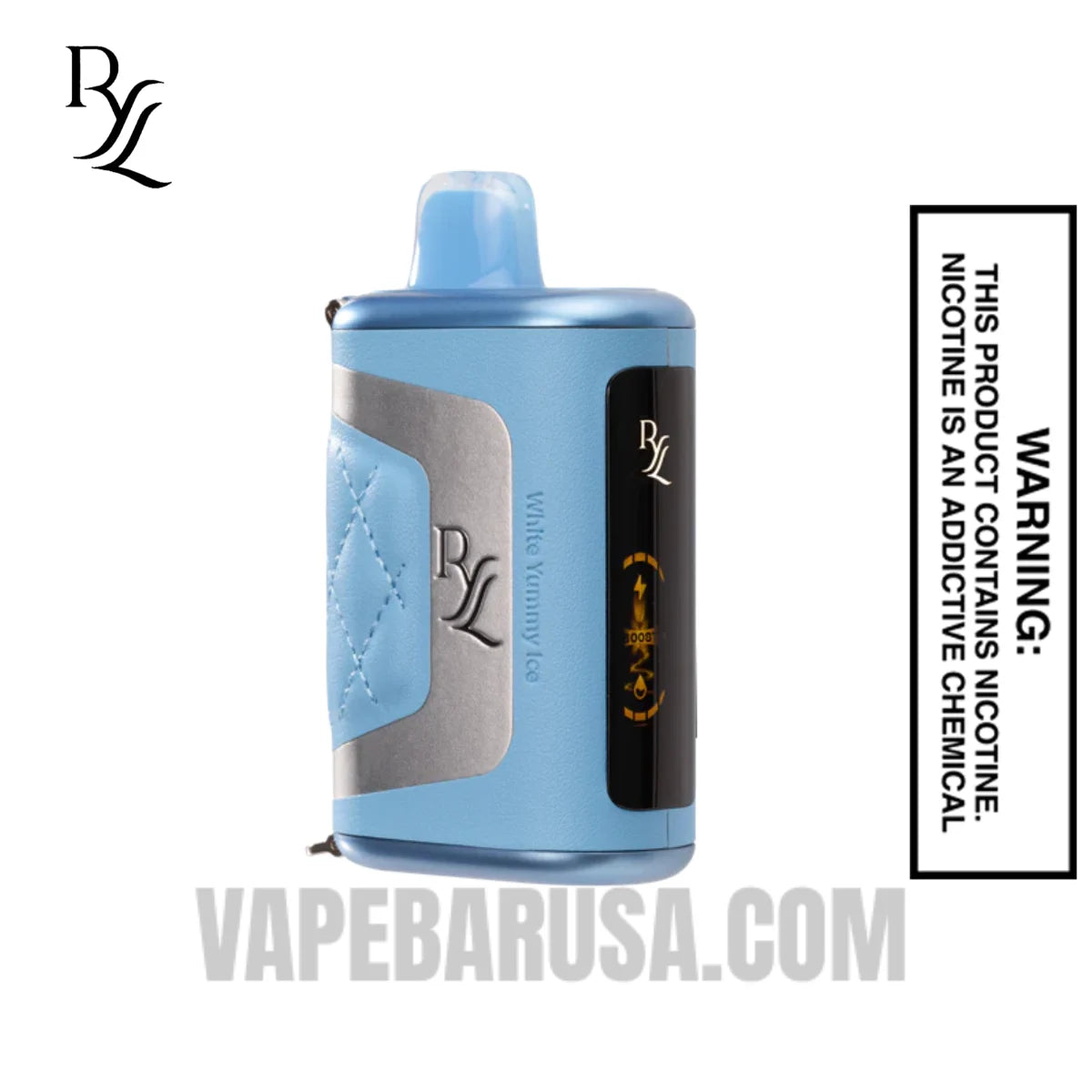 White Yummy Ice RAZ RYL Disposable Vape White Yummy Ice RAZ RYL Disposable Vape