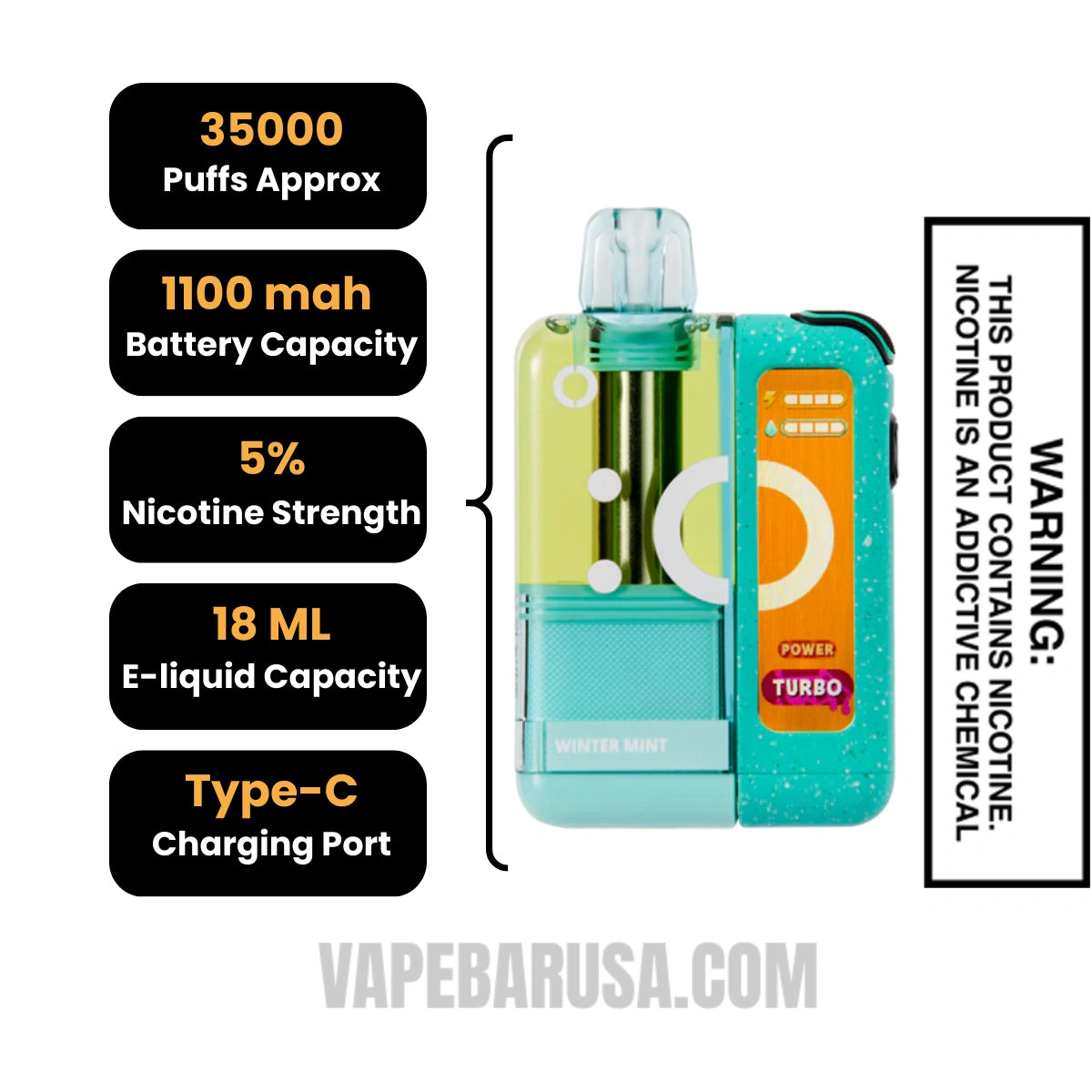 Winter Mint Off Stamp X Cube Crystal Cube 35K Vape Kit Specifications Winter Mint Off Stamp X Cube Crystal Cube 35K Vape Kit Specifications