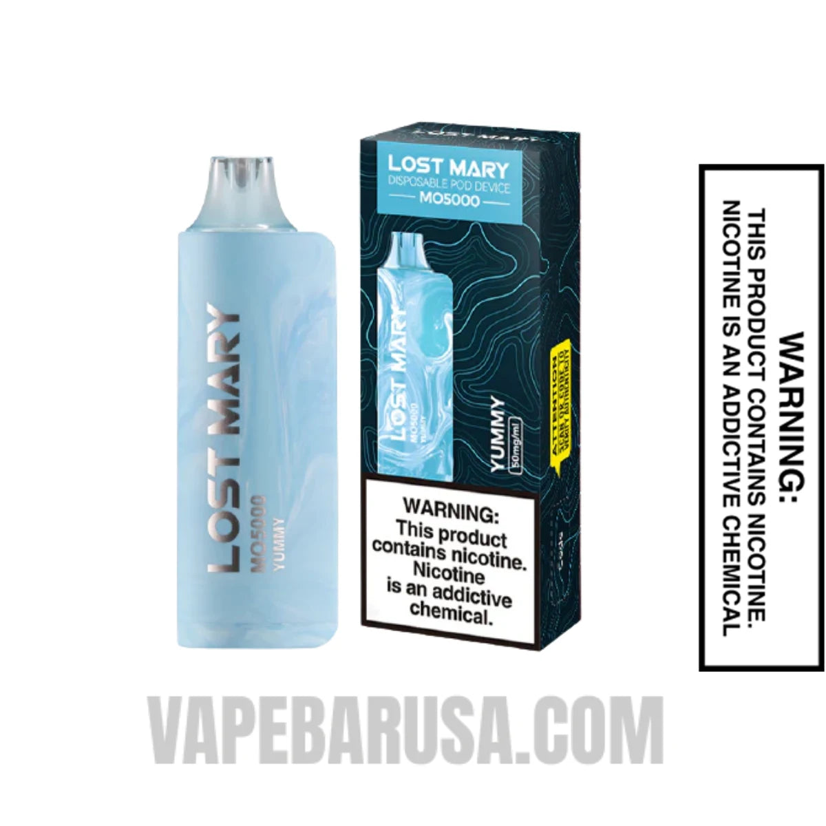 Yummy Lost Mary MO5000 Disposable Vape With Package Box Yummy Lost Mary MO5000 Disposable Vape With Package Box