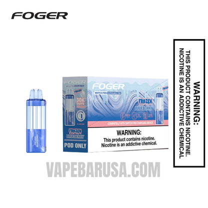 Frozen Blueberry Foger Switch Pro 30K Disposable Pod With Bundle Pack
