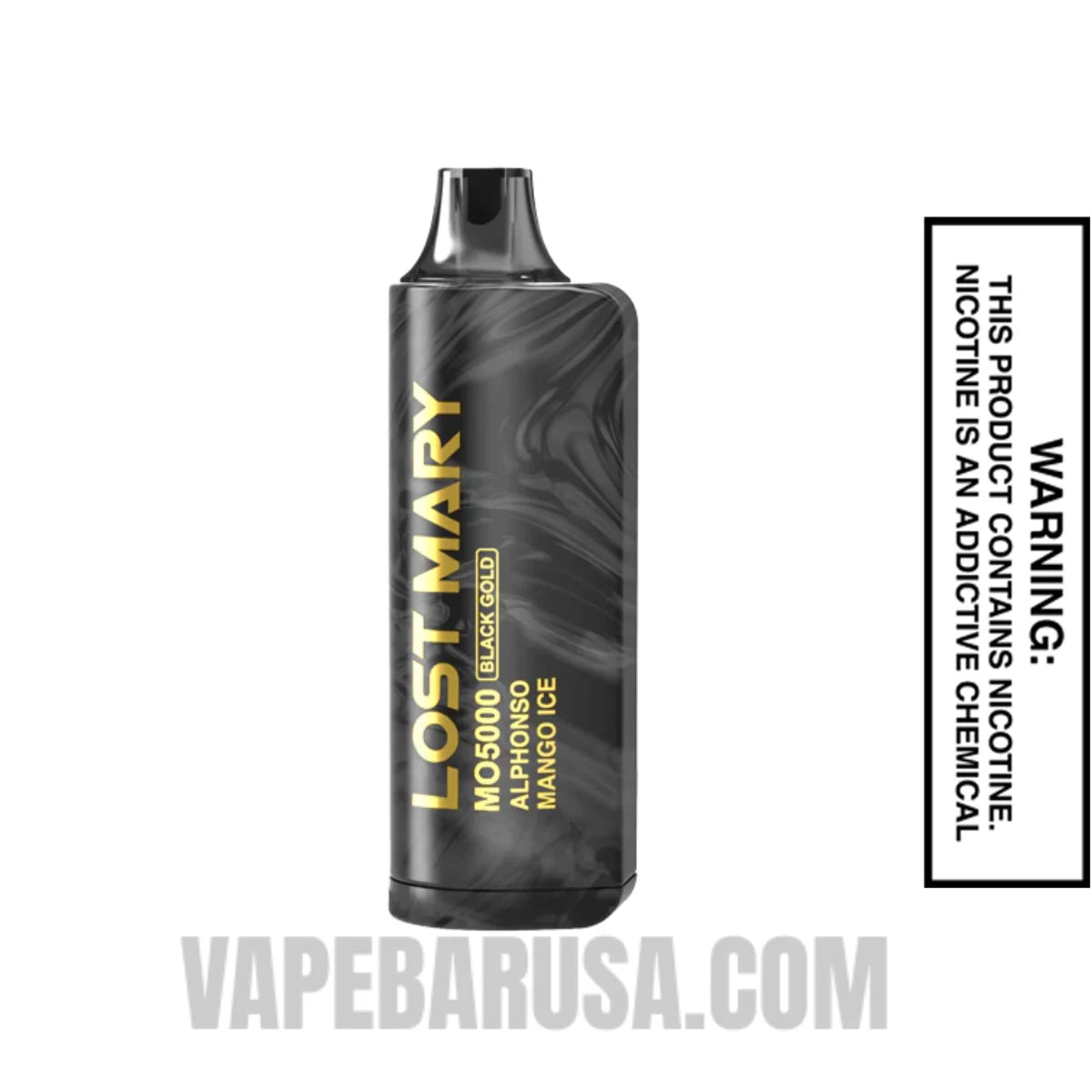 Alphonso Mango Ice Lost Mary MO5000 Black Gold Edition Vape