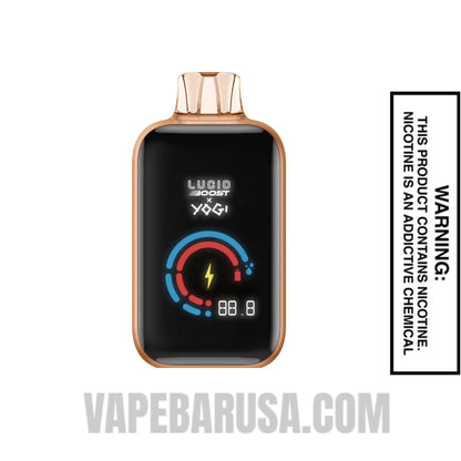 Apple Peach Ice Lucid Boost X Yogi 20123 Disposable Vape