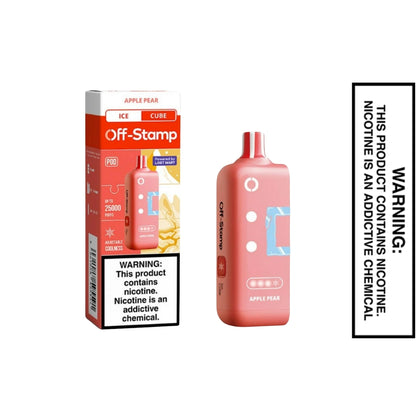 Apple Pear Off Stamp Ice Cube 25K Disposable Pod With Package Box