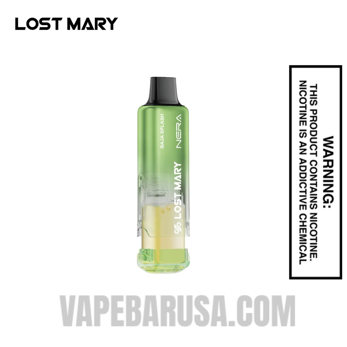 Baja Splash Lost Mary Nera Fullview 70K Disposable Vape Pod