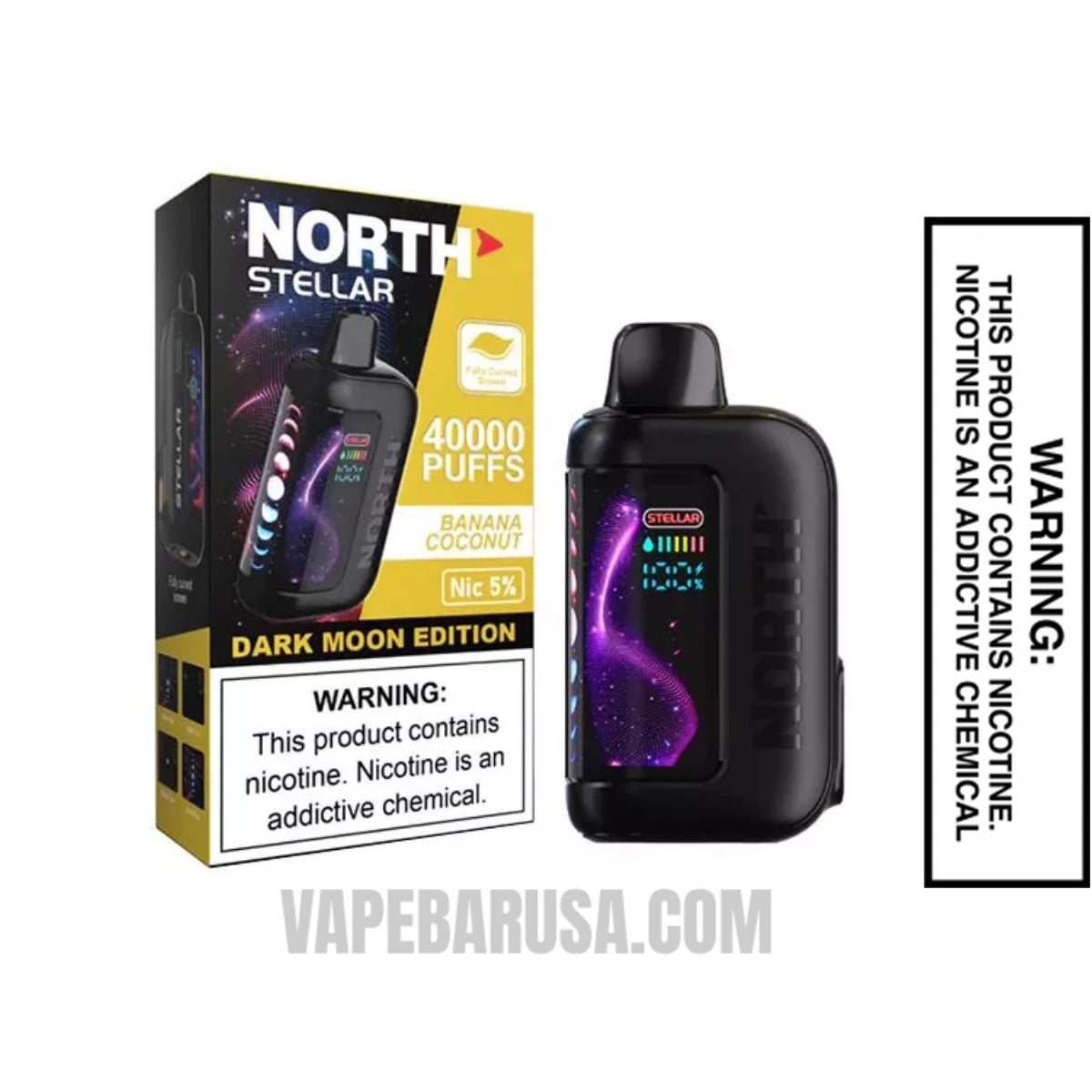 Banana Coconut North Stellar Dark Moon Edition 40K Vape with Package Box