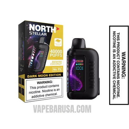 Banana Coconut North Stellar Dark Moon Edition 40K Vape with Package Box