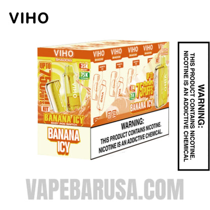 Banana Icy VIHO Shadow 75K Vape Kit With Bundle Pack