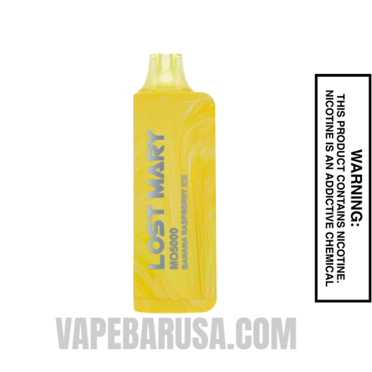 Banana Raspberry Ice Lost Mary MO5000 Disposable Vape