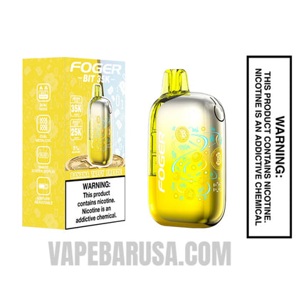 Banana Taffy Freeze Foger Bit 35K Disposable Vape With Package Box