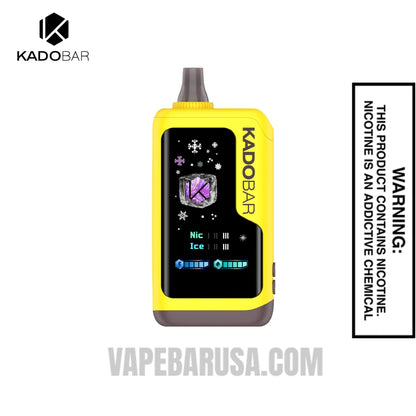 Banana Taffy Freeze Kado Bar NI40K Ice-Nic Control Disposable Vape