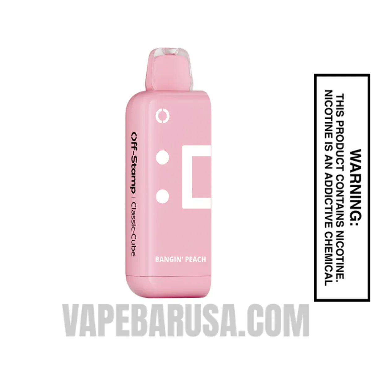 Bangin Peach Off Stamp Classic Cube 25K Disposable Pod