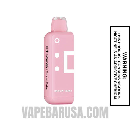 Bangin Peach Off Stamp Classic Cube 25K Disposable Pod