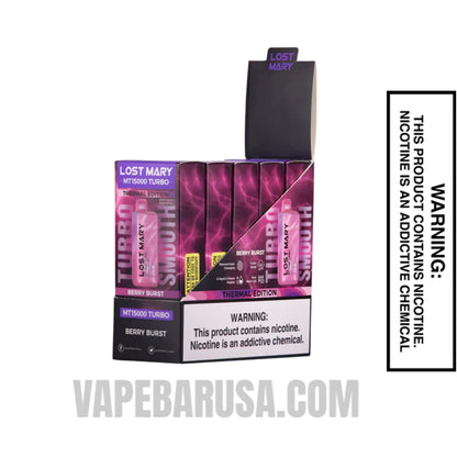 Berry Burst Lost Mary MT15000 Disposable Vape With bundle Box