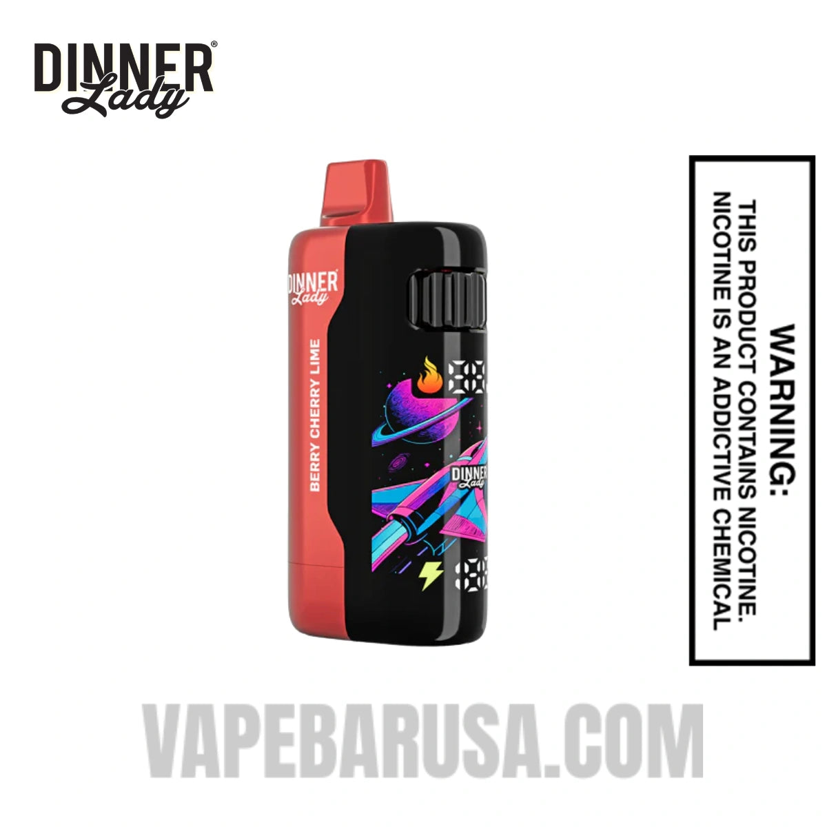 Berry Cherry Lime Dinner Lady Galax 60K Disposable Vape