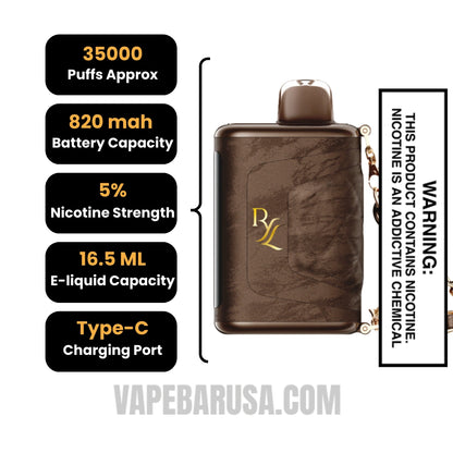 Bitch Please! RAZ RYL Classic 35K Disposable Vape Specifications