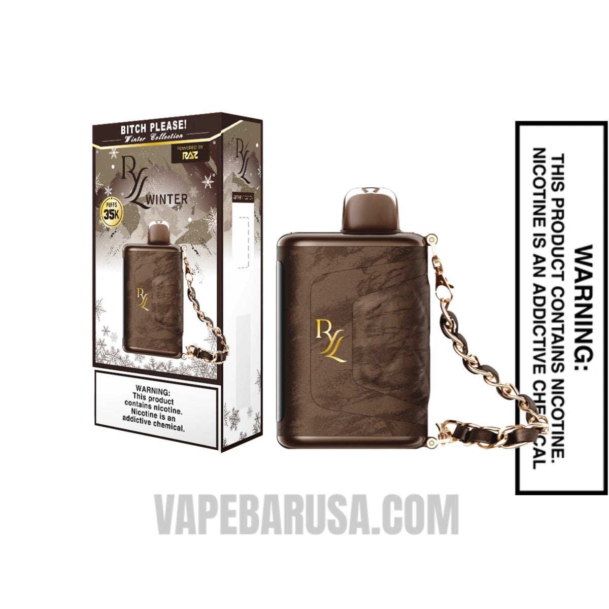 Bitch Please! RAZ RYL Classic 35K Disposable Vape With Package Box