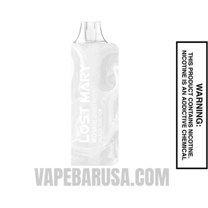 Black Duo Ice Lost Mary MO5000 Disposable Vape