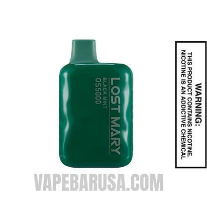 Black Mint Lost Mary OS5000 Disposable Vape