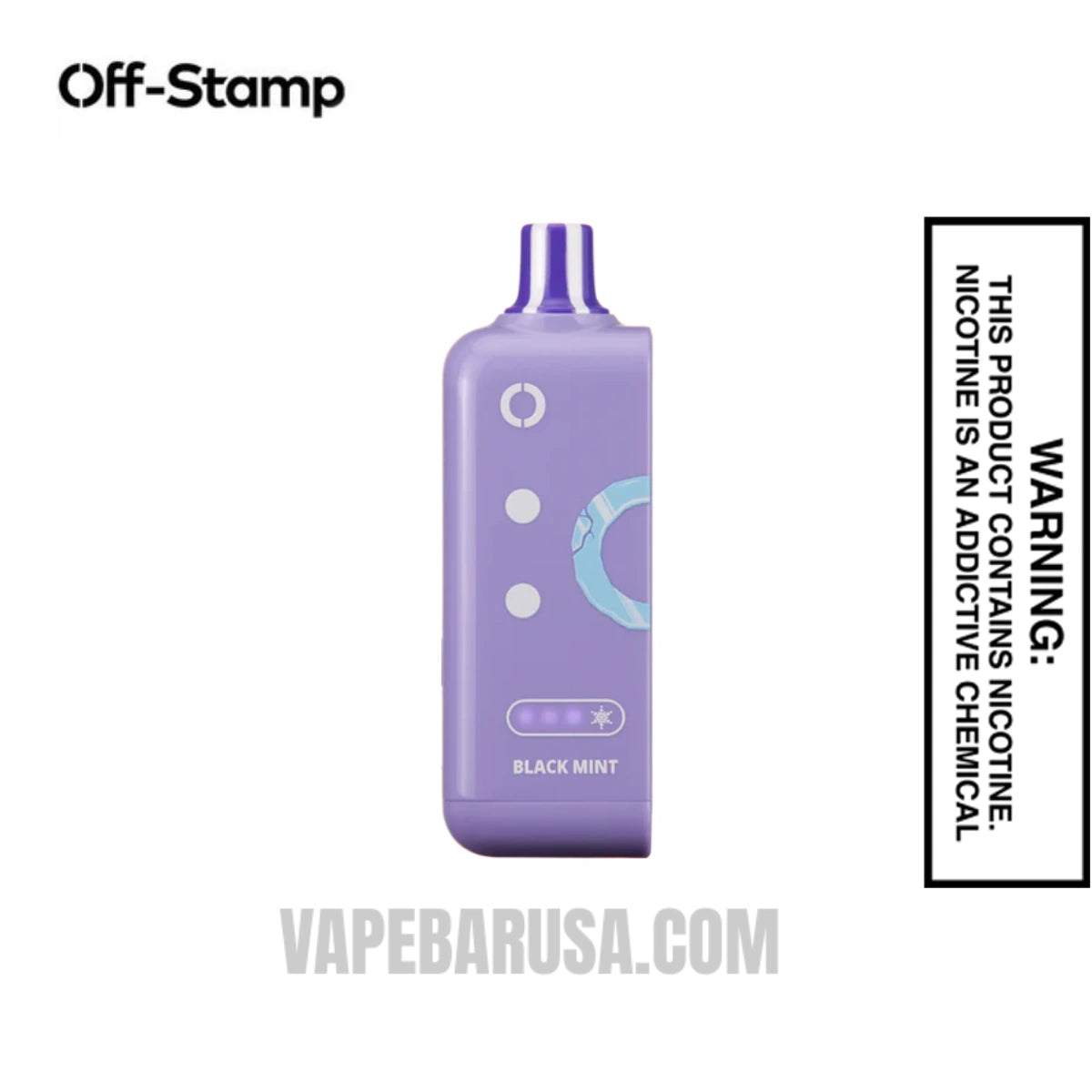 Black Mint Off Stamp Ice Cube 25K Disposable Pod