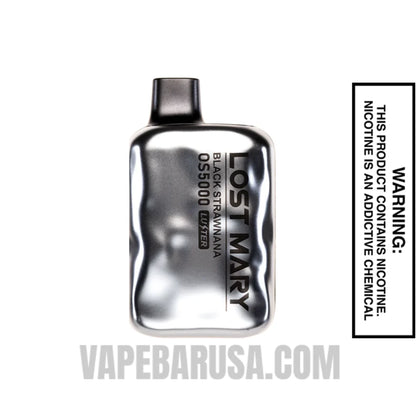 Black Strawnana Lost Mary OS5000 Luster Edition Vape