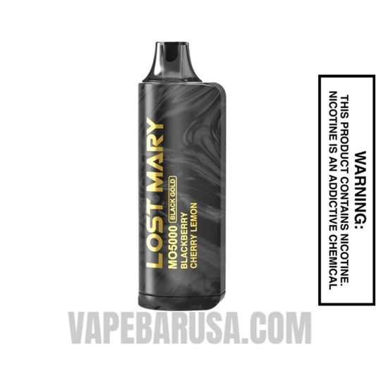 Blackberry Cherry Lemon Lost Mary MO5000 Black Gold Edition