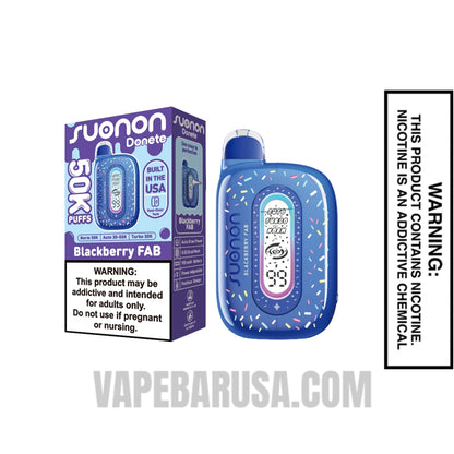 Blackberry FAB Suonon Donete 50k Disposable Vape With Package Box
