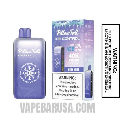Blue Mint Pillow Talk IC40000 Crystal Edition Vape With Package Box